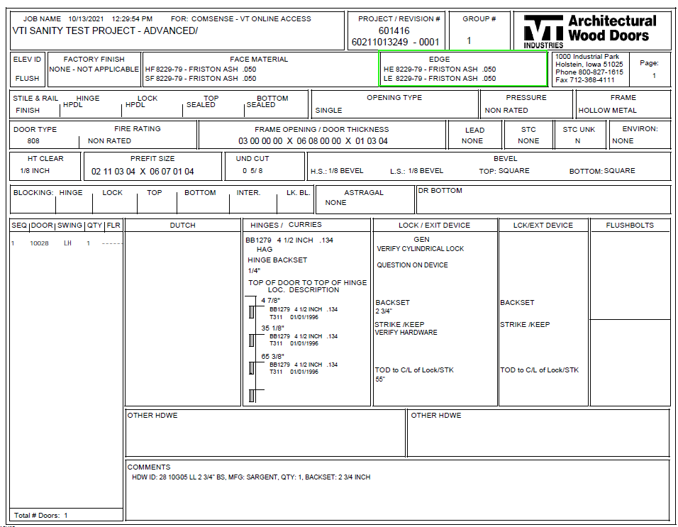 » VT Industries EDI Catalog 2285 USA